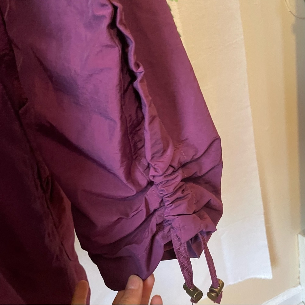 Size L Dennis by dennis basso Purple Coat A2 - Picture 5 of 5